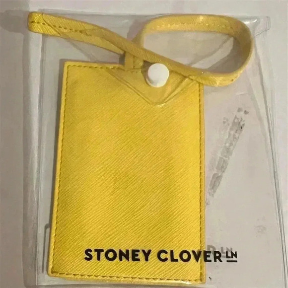 Stoney Clover Other - Stoney Clover Lane Lemon Yellow Luggage Tag